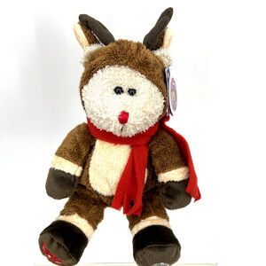 Starbucks 2003 Bearista Bear Reindeer Costume with Scarf